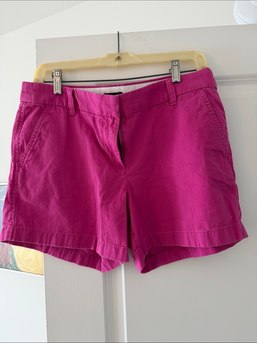 J. Crew Bright Pink Cotton Shorts